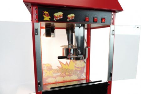 Machine à Popcorn Professionnelle avec Éclairage Rouge 1,35 kW - Combisteel - 7455.0810