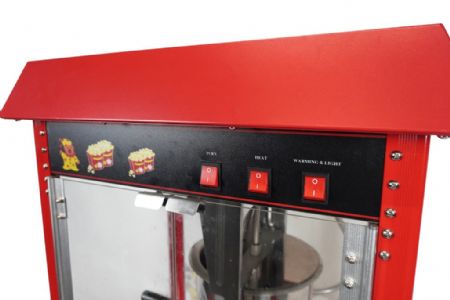 Machine à Popcorn Professionnelle avec Éclairage Rouge 1,35 kW - Combisteel - 7455.0810