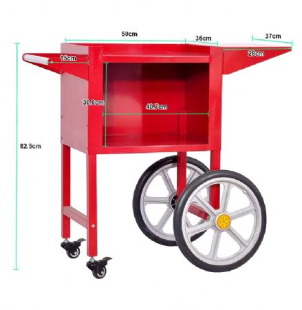 Machine à popcorn mobile sur chariot avec éclairage 1,35 kW - Combisteel - 7455.0815