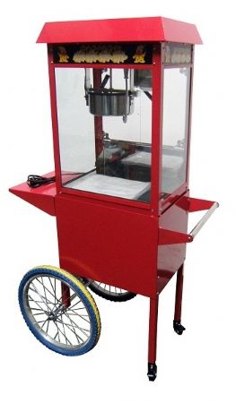 Machine à popcorn mobile sur chariot avec éclairage 1,35 kW - Combisteel - 7455.0815