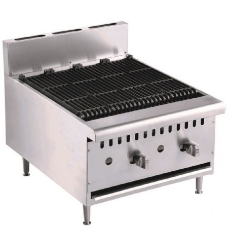Barbecue pierre de lave gaz à poser 615x800x590 mm - Combisteel - 7455.0910