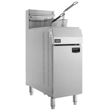 Friteuse professionnelle sur coffre Gaz propane 1x 21 L - 2 paniers - Combisteel - 7455.0976