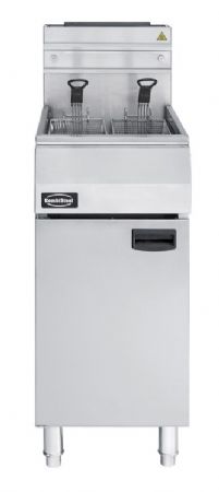 Friteuse sur coffre à gaz 1 cuve 21 litres - Combisteel - 7455.0999