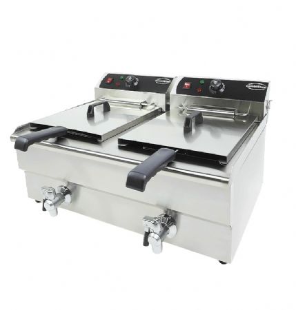 Friteuse A poser petite capacité Triphasé 2 x 10 L - Combisteel - 7455.1007