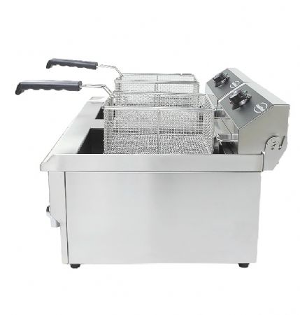 Friteuse A poser petite capacité Triphasé 2 x 10 L - Combisteel - 7455.1007