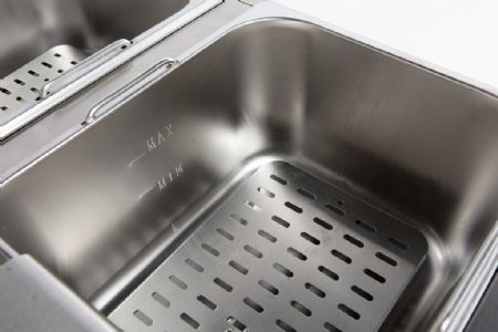 Friteuse à poser petite capacité Monophasé 2 x 6 L - Combisteel - 7455.1008