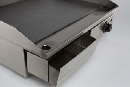 Plaque à snacker monophasé 3 kW à poser en inox surface lisse - Combisteel - 7455.1075