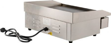 Plaque à snacker monophasé 3 kW à poser en inox surface lisse - Combisteel - 7455.1075