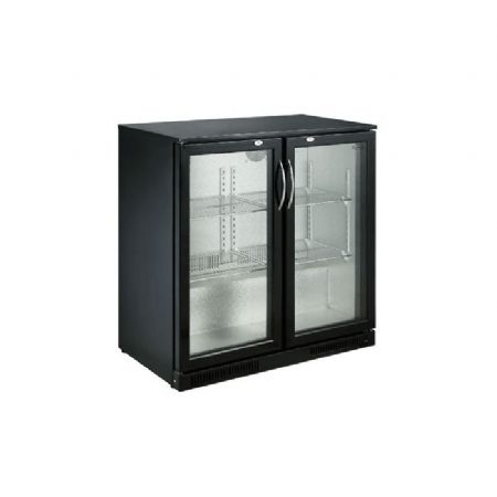 Arrière bar 2 portes vitrées 198 L positif - Combisteel - 7455.1305