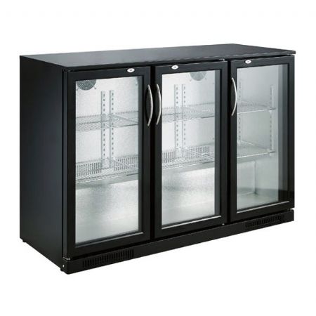 Arrière-bar 3 portes vitrées 298 L positive - Combisteel - 7455.1310