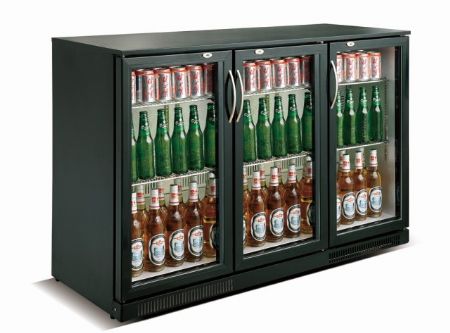 Arrière-bar 3 portes vitrées 298 L positive - Combisteel - 7455.1310 Arrière-bar 3 portes vitrées 298 L positive - Combisteel - 7455.1310