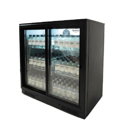 Arrière bar 2 portes vitrées 198 L positif - Combisteel - 7455.1315