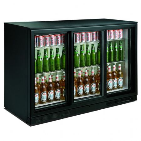 Arrière Bar 3 portes coulissantes 298 L positif - Combisteel - 7455.1320