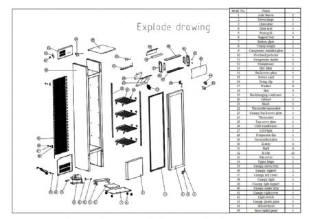 Armoire à boissons 1 porte vitrée noire 105 L positive - Combisteel - 7455.1384
