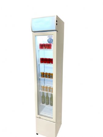 Armoire à Boissons 1 porte vitrée Blanche 105 L positive - Combisteel - 7455.1385