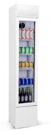 Armoire à Boissons 1 porte vitrée Blanche 105 L positive - Combisteel - 7455.1385