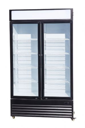 Armoire à Boissons 2 portes vitrées 750 litres - température : +2/+10ºC - poids : 113 kg positive - Combisteel - 7455.1390