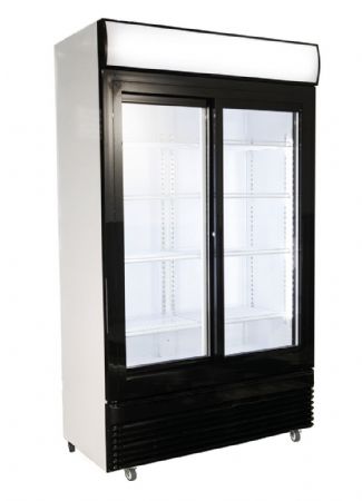Armoire à boissons 2 portes vitrées coulissantes 780 litres positive - Combisteel - 7455.1396