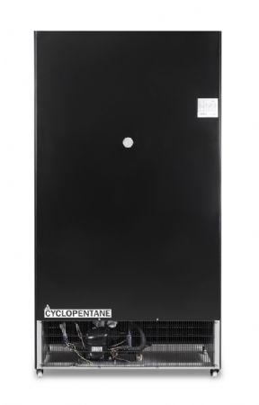 Armoire à Boissons 2 portes vitrées coulissantes Noire 780 litres positive - Combisteel - 7455.1398