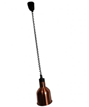 Lampe chauffante bronze 250 W avec cordon réglable - Combisteel - 7455.1805