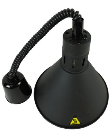 Lampe chauffante 0,25 kW noire avec cordon réglable - Combisteel - 7455.1810