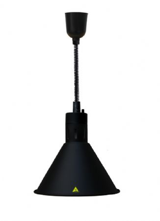 Lampe chauffante 0,25 kW noire avec cordon réglable - Combisteel - 7455.1810