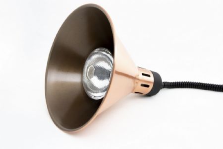 Lampe chauffante bronze 0,25 kW avec cordon réglable - Combisteel - 7455.1815