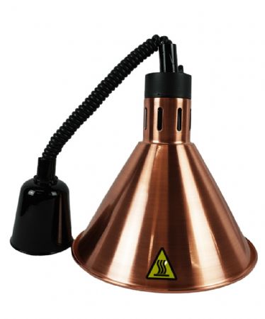 Lampe chauffante bronze 0,25 kW avec cordon réglable - Combisteel - 7455.1815