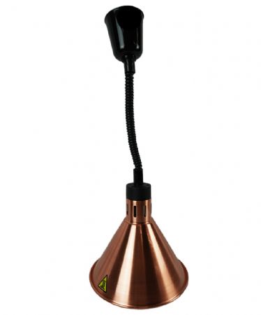 Lampe chauffante bronze 0,25 kW avec cordon réglable - Combisteel - 7455.1815