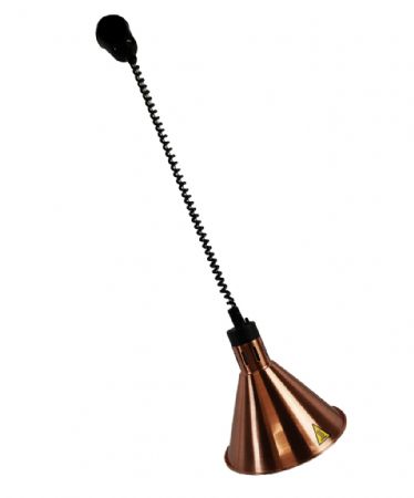 Lampe chauffante bronze 0,25 kW avec cordon réglable - Combisteel - 7455.1815