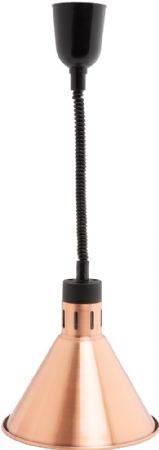 Lampe chauffante bronze 0,25 kW avec cordon réglable - Combisteel - 7455.1815 Lampe chauffante bronze 0,25 kW avec cordon réglable - Combisteel - 7455.1815