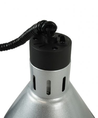 Lampe chauffante professionnelle argentée 0,25 kW avec cordon réglable - Combisteel - 7455.1817