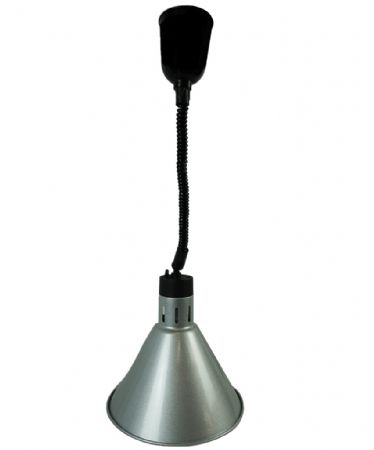 Lampe chauffante professionnelle argentée 0,25 kW avec cordon réglable - Combisteel - 7455.1817