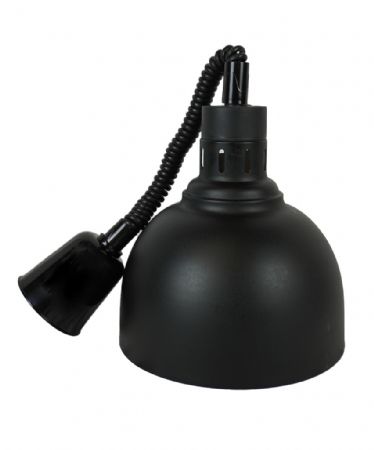 Lampe chauffante noire 0,25 kW avec cordon réglable - Combisteel - 7455.1825