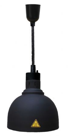 Lampe chauffante noire 0,25 kW avec cordon réglable - Combisteel - 7455.1825 Lampe chauffante noire 0,25 kW avec cordon réglable - Combisteel - 7455.1825