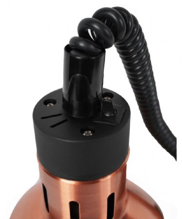 Lampe chauffante bronze 0,25 kW avec cordon réglable - Combisteel - 7455.1830
