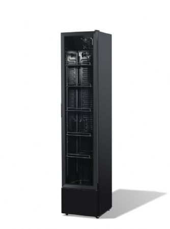 Armoire réfrigérée 1 porte vitrée noire 150 L - Combisteel - 7455.1912