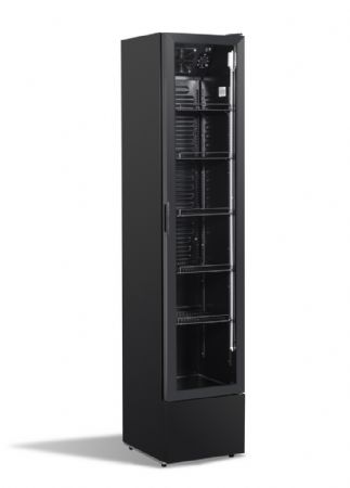 Armoire réfrigérée professionnelle Noire 1 porte vitrée 150 L - Combisteel - 7455.1912