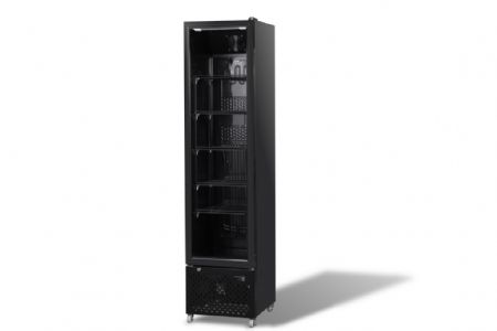 Armoire réfrigérée 1 porte vitrée noire 217 L - Combisteel - 7455.1914