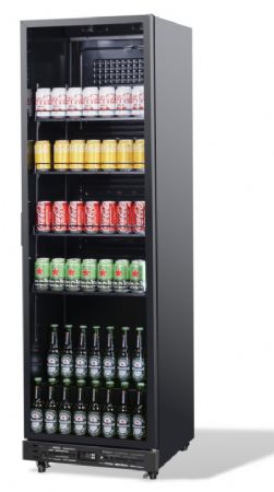 Armoire réfrigérée 1 porte vitrée noire 375 L - Combisteel - 7455.1916