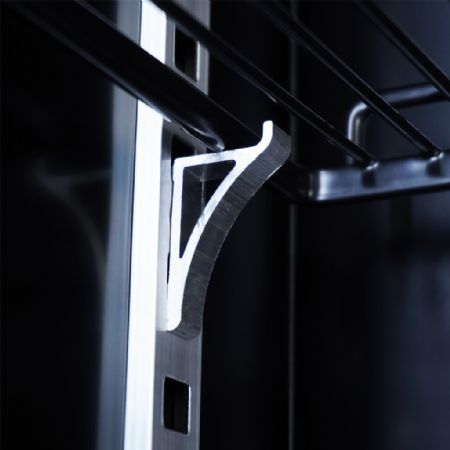 Armoire réfrigérée 2 portes vitrées noire 850 L - Combisteel - 7455.1918