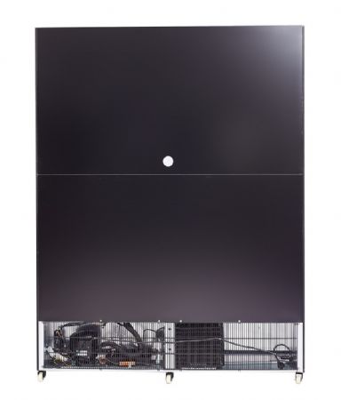 Armoire réfrigérée 3 portes vitrées noire 1200 L - Combisteel - 7455.1920