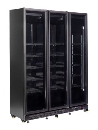 Armoire réfrigérée 3 portes vitrées noire 1200 L - Combisteel - 7455.1920 Armoire réfrigérée 3 portes vitrées noire 1200 L - Combisteel - 7455.1920