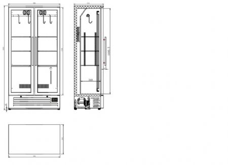 Armoire de maturation de la viande 458 litres - Combisteel - 7455.1960