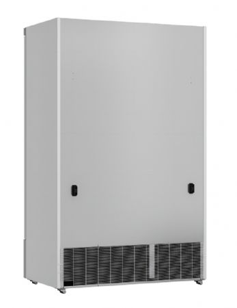 Vitrine murale de supermarché blanche 2 portes vitrées positive 1253 mm - Combisteel - 7455.2200