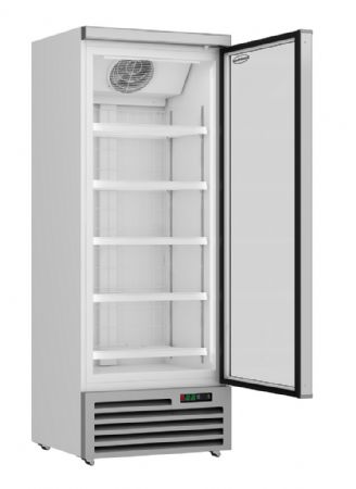 Vitrine murale négative de supermarché blanche 1 porte vitrée 750 mm - Combisteel - 7455.2214