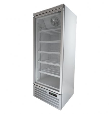 Vitrine murale négative de supermarché blanche 1 porte vitrée 750 mm - Combisteel - 7455.2214