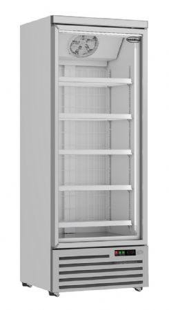 Vitrine murale négative de supermarché blanche 1 porte vitrée 750 mm - Combisteel - 7455.2214