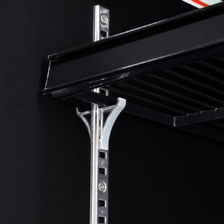 Vitrine murale de supermarché noire 4 portes vitrées positive 2508 mm - Combisteel - 7455.2240