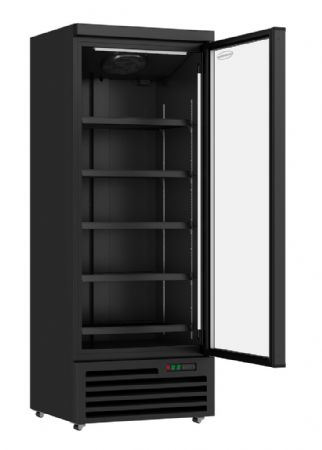 Armoire réfrigérée 1 porte vitrée noire 600 L - Combisteel - 7455.2242